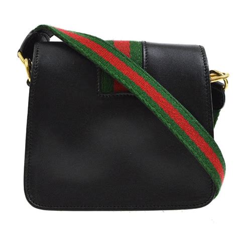 gucci pleated black purse 883313|gucci bag red stripes.